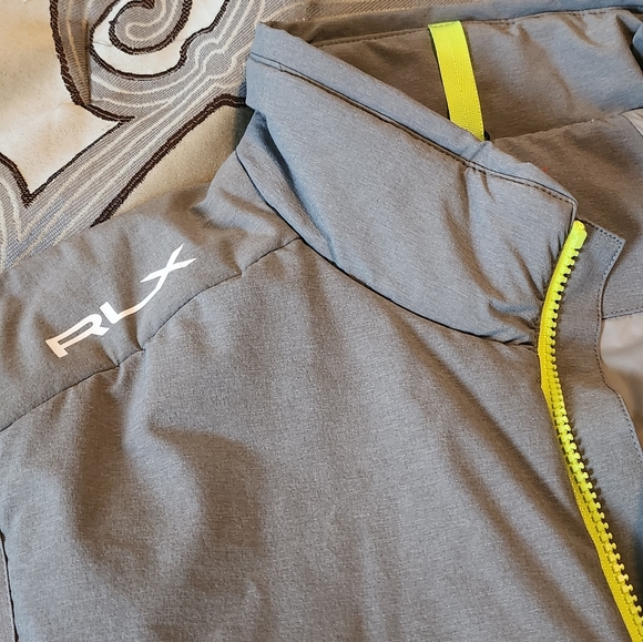 SOLD!!! $198 Ralph Lauren RLX Spyglass Full Zip Stretch Performance Vest L Grey - Picture 7 of 11